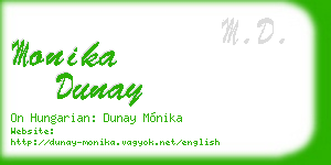 monika dunay business card